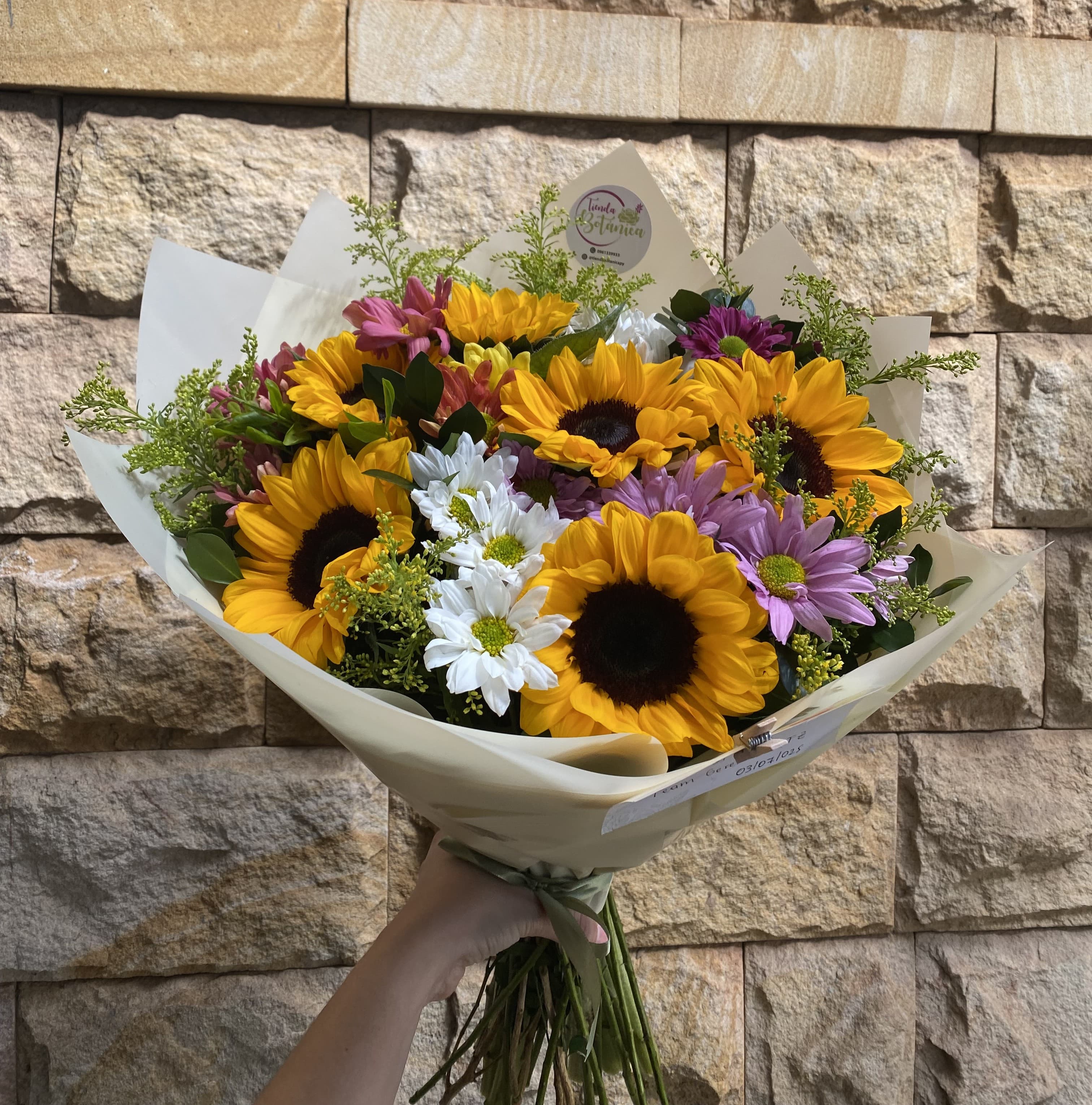 Ramo de girasoles y mix de flores